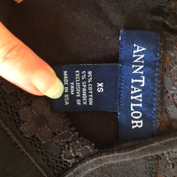 Ann Taylor Chocolate Color Tank EUC - Picture 2 of 2